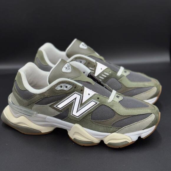 New Balance 9060 Green Grey - Picture 1 of 5